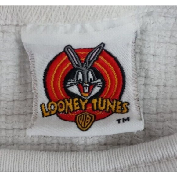 Vintage 1997 Brazos Warner Bros Looney Tunes "Ain't We Cute" Sweatshirt Size M/L - Picture 5 of 7